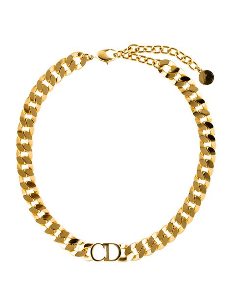 christian dior cd choker|Christian Dior choker necklace gold.